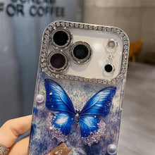 Compatible with for iPhone 17 Pro Max /17 Air/16 Plus /15/14/13 Butterfly Shining Phone Case HNSJK0014