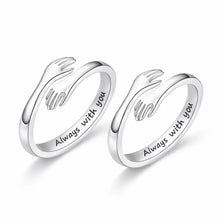 Hug Ring for Daughter/Granddaughter Valentine’s Day Gift – “I Will Always Love You” (No Ring Box) HNJZ0010