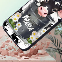 【BUY 4 ONLY PAY FOR 2】So Cool Case for iPhone with Unique Design, Hard Back + Soft Frame with Independent Button Protective Case for iPhone - cute cow sitting inwater bucket