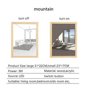 Simple Warmth Wall Lamp INS Style Murals Night Lights