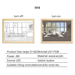 Simple Warmth Wall Lamp INS Style Murals Night Lights