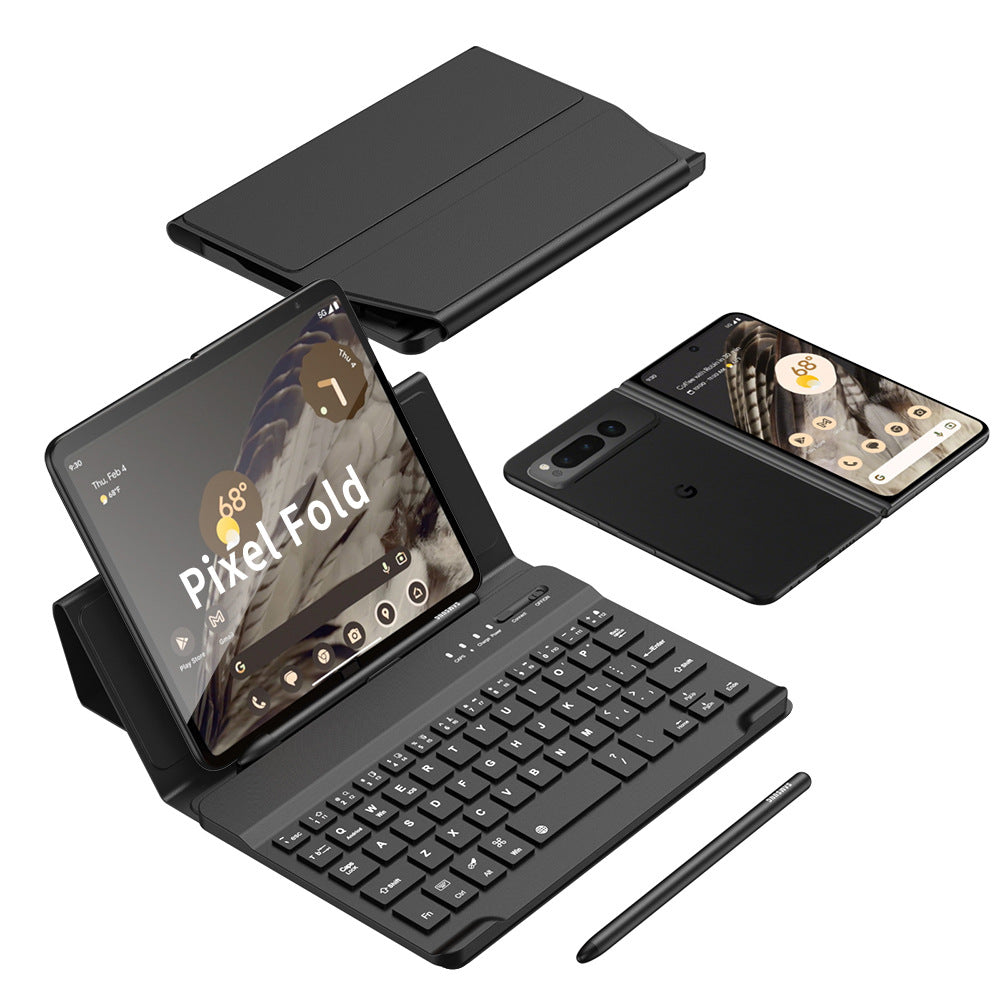 Keyboard + Pen + Keyboard Holder Case for Google Fold/Samsung Z Fold 4/Samsung Z Fold 4