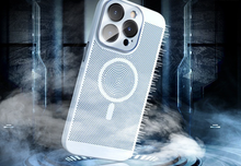 Full Camera Protection Heat Dissipation Steel Mesh Magnetic Attraction Case Cover for iPhone