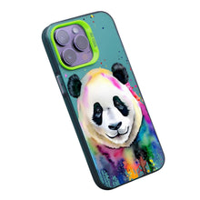 【BUY 4 ONLY PAY FOR 2】So Cool Case for iPhone with Unique Design, Watercolor Animal Hard Back + Soft Frame with Independent Button Protective Case for iPhone - Panda