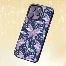 【BUY 4 ONLY PAY FOR 2】So Cool Case for iPhone with Unique Design, watercolor painting + Soft Frame with Independent Button Protective Case for iPhone -Butterfly Gold Glitter