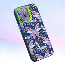 【BUY 4 ONLY PAY FOR 2】So Cool Case for iPhone with Unique Design, watercolor painting + Soft Frame with Independent Button Protective Case for iPhone -Butterfly Gold Glitter
