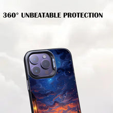 【BUY 4 ONLY PAY FOR 2】So Cool Case for iPhone with Unique Design, starry night Hard Back + Soft Frame with Independent Button Protective Case for iPhone -cartoon night sky glowing lights