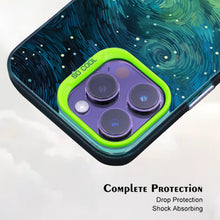 【BUY 4 ONLY PAY FOR 2】So Cool Case for iPhone with Unique Design, starry night Hard Back + Soft Frame with Independent Button Protective Case for iPhone -man in a field starry sky van gogh style