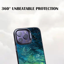 【BUY 4 ONLY PAY FOR 2】So Cool Case for iPhone with Unique Design, starry night Hard Back + Soft Frame with Independent Button Protective Case for iPhone -man in a field starry sky van gogh style