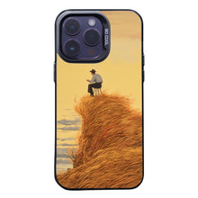 【BUY 4 ONLY PAY FOR 2】So Cool Case for iPhone with Unique Design, starry night Hard Back + Soft Frame with Independent Button Protective Case for iPhone -man on top of a straw and a king swallowing autumn landscape