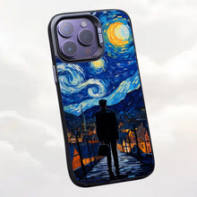 【BUY 4 ONLY PAY FOR 2】So Cool Case for iPhone with Unique Design, starry night Hard Back + Soft Frame with Independent Button Protective Case for iPhone -man standing under starry sky pop culture3