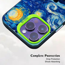 【BUY 4 ONLY PAY FOR 2】So Cool Case for iPhone with Unique Design, starry night Hard Back + Soft Frame with Independent Button Protective Case for iPhone -man standing under starry sky pop culture3