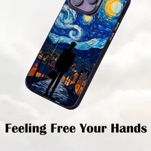 【BUY 4 ONLY PAY FOR 2】So Cool Case for iPhone with Unique Design, starry night Hard Back + Soft Frame with Independent Button Protective Case for iPhone -man standing under starry sky pop culture3