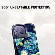 【BUY 4 ONLY PAY FOR 2】So Cool Case for iPhone with Unique Design, starry night Hard Back + Soft Frame with Independent Button Protective Case for iPhone -starry night 3