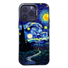 【BUY 4 ONLY PAY FOR 2】So Cool Case for iPhone with Unique Design, starry night Hard Back + Soft Frame with Independent Button Protective Case for iPhone -starry night 4