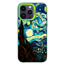 【BUY 4 ONLY PAY FOR 2】So Cool Case for iPhone with Unique Design, starry night Hard Back + Soft Frame with Independent Button Protective Case for iPhone -starry night 5