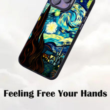 【BUY 4 ONLY PAY FOR 2】So Cool Case for iPhone with Unique Design, starry night Hard Back + Soft Frame with Independent Button Protective Case for iPhone -starry night 5