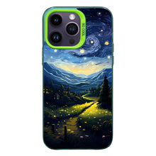 【BUY 4 ONLY PAY FOR 2】So Cool Case for iPhone with Unique Design, starry night Hard Back + Soft Frame with Independent Button Protective Case for iPhone -starry night