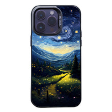 【BUY 4 ONLY PAY FOR 2】So Cool Case for iPhone with Unique Design, starry night Hard Back + Soft Frame with Independent Button Protective Case for iPhone -starry night