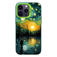 【BUY 4 ONLY PAY FOR 2】So Cool Case for iPhone with Unique Design, starry night Hard Back + Soft Frame with Independent Button Protective Case for iPhone -van gogh the starry sky