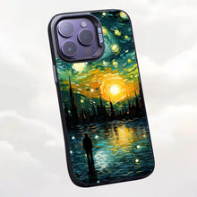 【BUY 4 ONLY PAY FOR 2】So Cool Case for iPhone with Unique Design, starry night Hard Back + Soft Frame with Independent Button Protective Case for iPhone -van gogh the starry sky