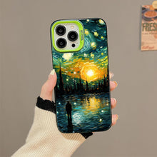 【BUY 4 ONLY PAY FOR 2】So Cool Case for iPhone with Unique Design, starry night Hard Back + Soft Frame with Independent Button Protective Case for iPhone -van gogh the starry sky