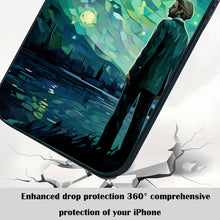 【BUY 4 ONLY PAY FOR 2】So Cool Case for iPhone with Unique Design, starry night Hard Back + Soft Frame with Independent Button Protective Case for iPhone -van gogh the starry sky2