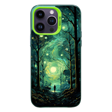 【BUY 4 ONLY PAY FOR 2】So Cool Case for iPhone with Unique Design, starry night Hard Back + Soft Frame with Independent Button Protective Case for iPhone -van gogh the starry sky3