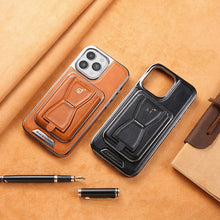 Magnetic Leather Case with Removable Cardholder Case for iPhone