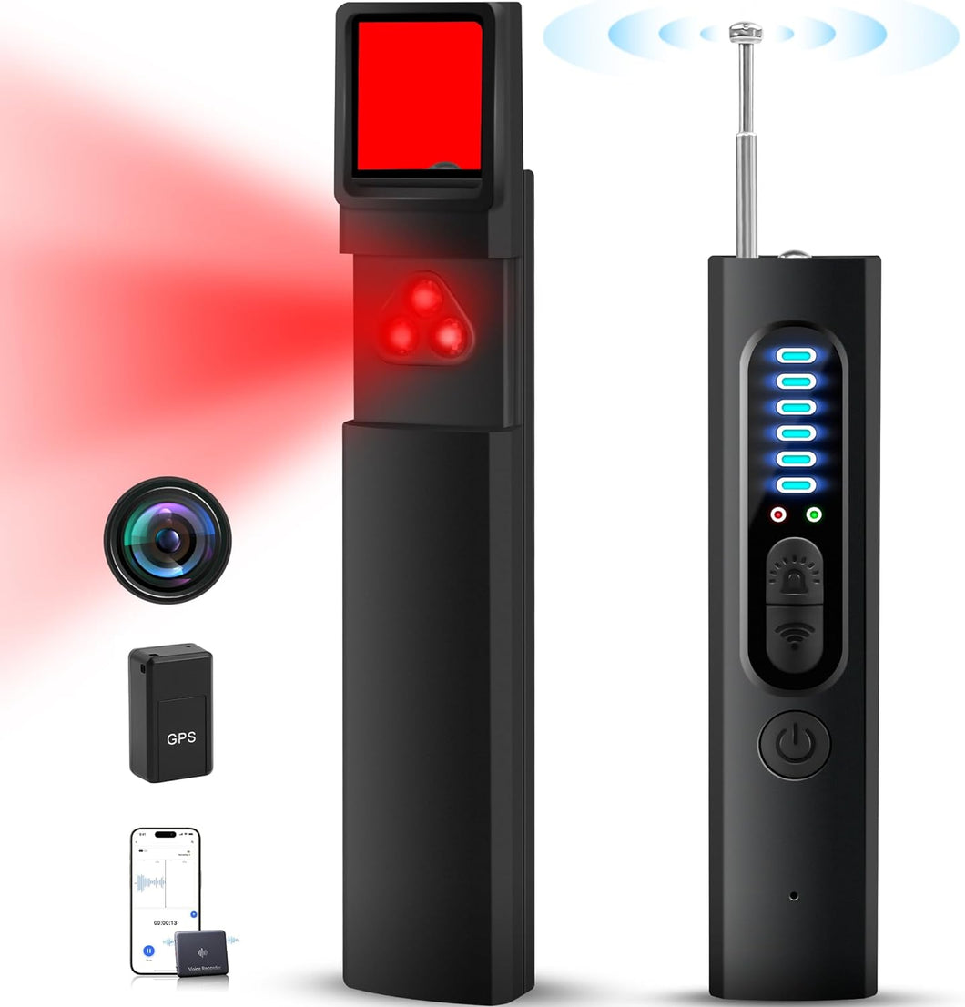 Upgrade Hidden Camera Detector, anti-spy camera detector, Hidden device GPS detector, insect detector, RF wireless signal scanner, Hotel Camera detector