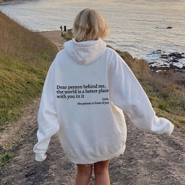 UPDATED Dear Person Behind Me Sweatshirt