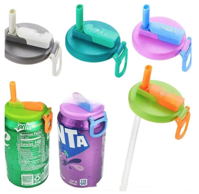 soda can lid with straw