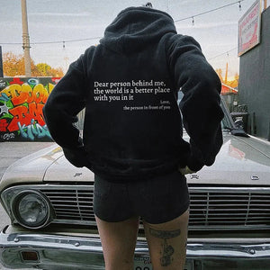 UPDATED Dear Person Behind Me Sweatshirt