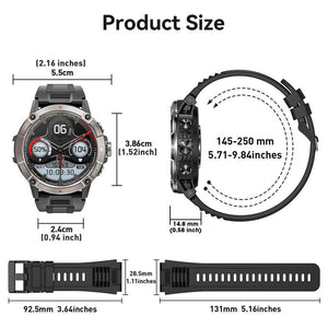 Large Round HD Screen Multifunctional Smart Watch, 1 Piece Fitness Tracker with Voice Assistant & Multiple Sports Modes, Phone Call Smartwatch, Fashion Smart Sports Watch for Men & Women