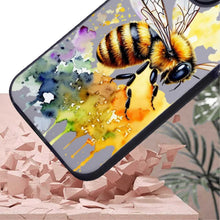 【BUY 4 ONLY PAY FOR 2】So Cool Case for iPhone with Unique Design, Watercolor Animal Hard Back + Soft Frame with Independent Button Protective Case for iPhone - Bee