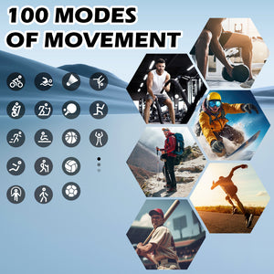Smart watch for outdoors for iPhone/Android FZZitness Tracker IP67 Waterproof