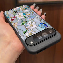Vintage Floral Flowers Phone Case for Google pixel 9 pro/9/8/7/6/6 XL, Anti-Fall Slim Protective Phone Case HNSJK0024