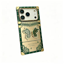 Butterfly Rhinestone Phone Case with Wrist Strap, Slim Shockproof Full Protection Cover, Portable Handheld Design for Women Girls, Style Phone Accessory HNSJK0037