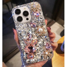 Compatible with iPhone 17 Pro Max/ 16/15/14/13/12 with lanyard cute rabbit acrylic full case HNSJK0005