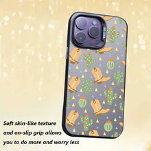 【BUY 4 ONLY PAY FOR 2】So Cool Case for iPhone with Unique Design, watercolor painting + Soft Frame with Independent Button Protective Case for iPhone -Cactus Western Boots