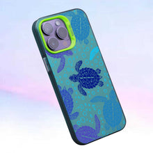 【BUY 4 ONLY PAY FOR 2】So Cool Case for iPhone with Unique Design, watercolor painting + Soft Frame with Independent Button Protective Case for iPhone -turtles