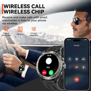 Large Round HD Screen Multifunctional Smart Watch, 1 Piece Fitness Tracker with Voice Assistant & Multiple Sports Modes, Phone Call Smartwatch, Fashion Smart Sports Watch for Men & Women