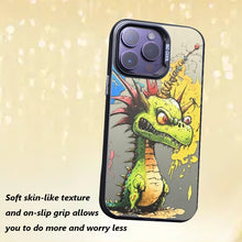 【BUY 4 ONLY PAY FOR 2】So Cool Case for iPhone with Unique Design, Watercolor Animal Hard Back + Soft Frame with Independent Button Protective Case for iPhone -Charmander painting