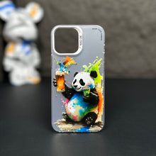 【BUY 4 ONLY PAY FOR 2】So Cool Case for iPhone with Unique Design, Watercolor Animal Hard Back + Soft Frame with Independent Button Protective Case for iPhone -Red wine cat