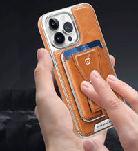Magnetic Leather Case with Removable Cardholder Case for iPhone