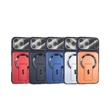 Compatible with iPhone 17 Pro Max/ 16/15/14/13 Invisible bracket magnetic flip cover lens film phone case HNSJK0015