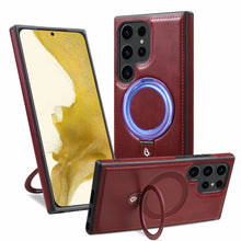 Business Leather Cellphone Case Suitable for  S24/S23/S22 ultra / for iPhone 12/13/14/15 Pro max Mobile Phone Case with Built-in Stand  Leather HNSJK0011