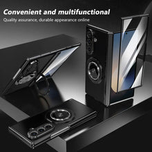 Compatible with Phone Case for Galaxy Z Fold7/6/5/4/3 & Z Flip7/6/5/4/3 with Rotating Stand, Shockproof Protective Cover HNSJK0023