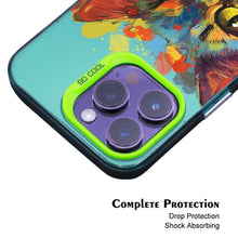 【BUY 4 ONLY PAY FOR 2】So Cool Case for iPhone with Unique Design, Watercolor Animal Hard Back + Soft Frame with Independent Button Protective Case for iPhone - Cat Painting