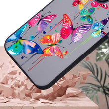 【BUY 4 ONLY PAY FOR 2】So Cool Case for iPhone with Unique Design, Watercolor Animal Hard Back + Soft Frame with Independent Button Protective Case for iPhone - Butterflies